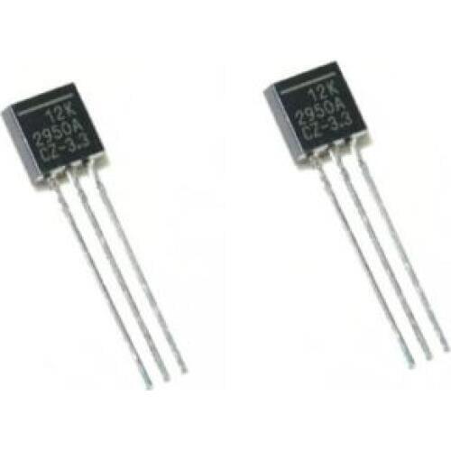 10PCS LP2950-3.3 IC REG LDO 3.3V 0.1A TO92 NEW