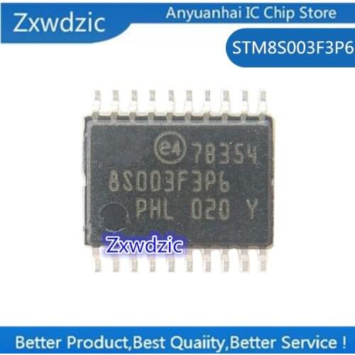 5PCS STM8S003F3P6 TSSOP-20 8S003F3P6 TSSOP20 STM8S003 TSSOP new and original IC