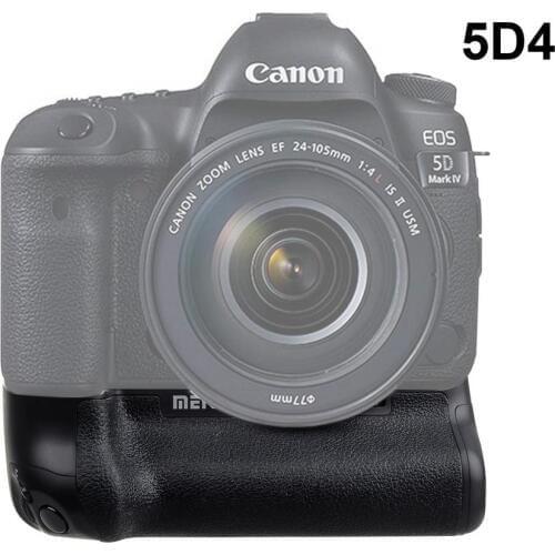 Meike MK-5D4 Multi-Power Battery Grip Pack for EOS 5D mark IV as BG-E20 Replacement works with LP-E6 Battery