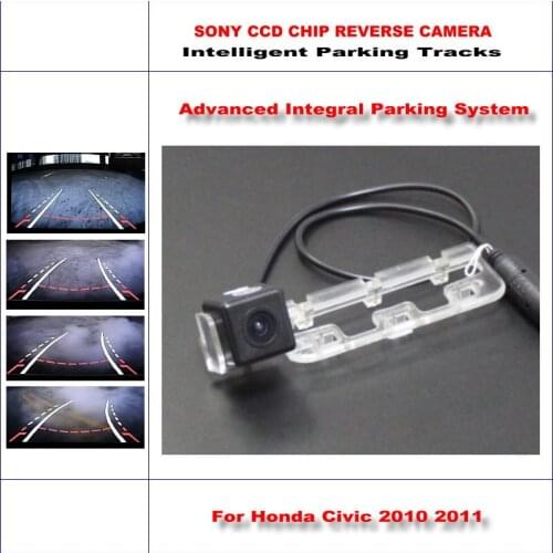 Car Parking Rear Reverse Camera For Honda Civic 2010 2011 NTSC PAL RCA SONY CCD High Quality Intelligentized CAM