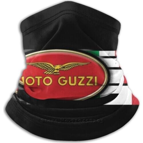 Moto Guzzi 3D Bandana Face Neck Warmer Soft Fleece Mask Sport Scarf Moto Guzzi Guzzi Italy Italian Motorcycle V Engine V7