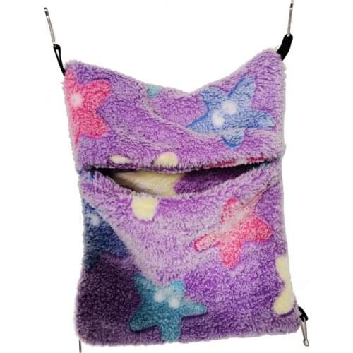 Hamster Warm Envelope Hanging Hammock Soft Plush Sleeping Bed Pet Nest Supplies Small Animals