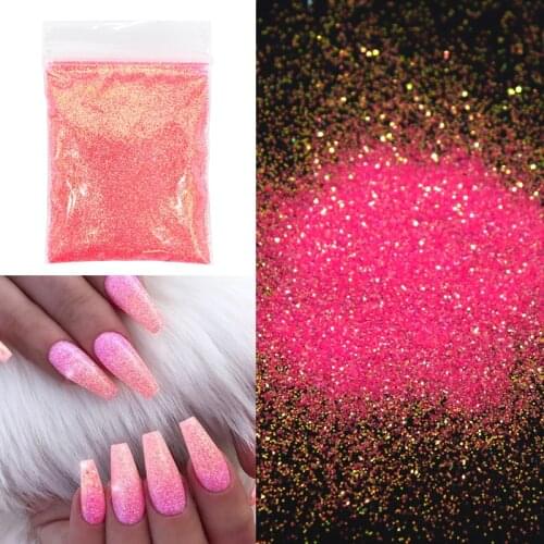 Holographic Nail Powder Glitter Decoration Gel Polish Sparkly Nail Art Dust Manicure Pigment Dazzling Accessory