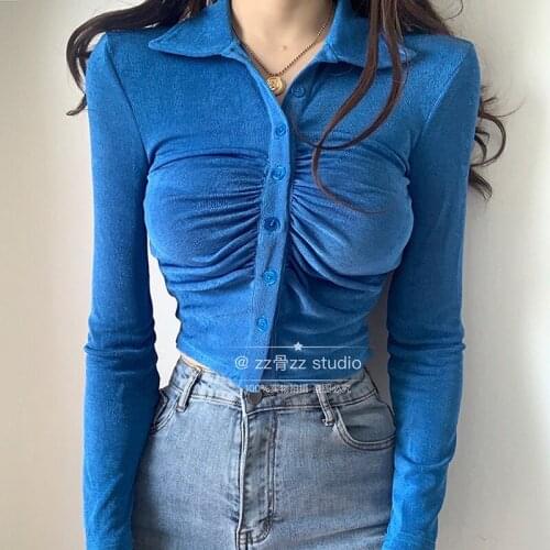 HOLYGAGA Collar Blouses