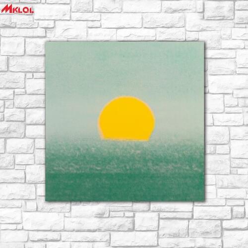 Art Sunrise on the sea Oil Painting Wall Art Picture Paiting Canvas Paints Home Decor Abstract Print Painting Modern Wall Decor