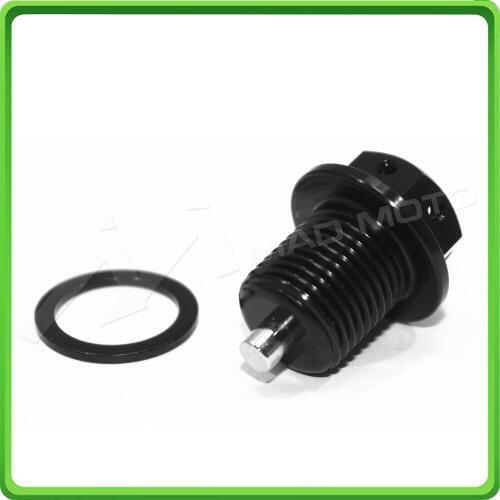 Magnetic Oil Sump Oil Drain Plug Bolt M16 x 1.5 x 17mm M16*1.5*17mm For MV Agusta F3 675 2012 2013 2014 2015 2016 2017 Black