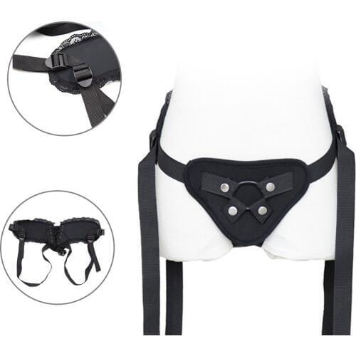 Wearable Strapon Penis Lace Pants Sex Toys for Women Lesbian Female Masturbator Bondage Strap On Dildos Pants Adult Games Toys