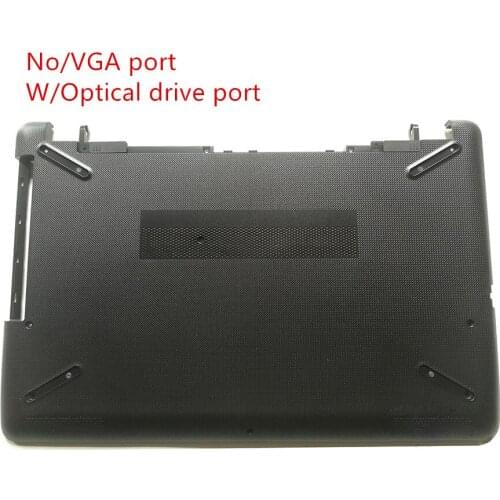 New Original For HP 15-BS 15T-BR 15Q-BU 15T-BS 15-BW 250 G6 Lower Bottom Base Case Cover 924907-001 No/VGA port Black