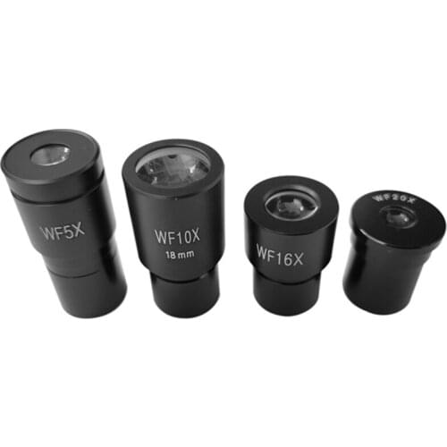 Biological Microscope Eyepiece WF5X WF10X WF16X WF20X Microscope Lens Accessories Wide Angle Lens Monocular Ocular