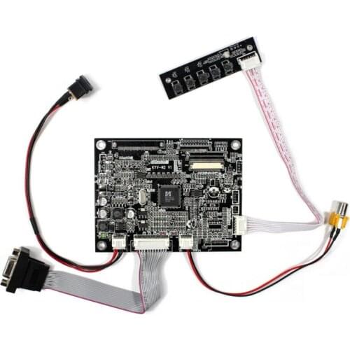 VGA AV LCD Controller board for 5.6inch AT056TN52 V3 640x480 LCD panel