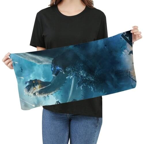 Godzilla Towel 3D Printing Towel Facial Towel Microfiber Quick-drying Towel Super Absorbent Towel Comfortable and Soft 2021 News