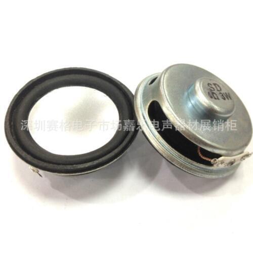 Off-the-shelf supply supply of 50 mm 4 ohm 3 W magnetic PU side pan bottom cap single magnetic 13 core for Bluetooth loudspeaker