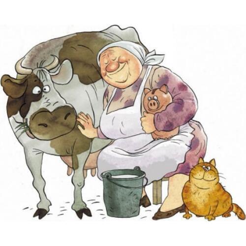 Old woman pattern Transparent Clear Silicone Stamp/Seal for DIY scrapbooking/photo album Decorative clear stamp sheetstampons