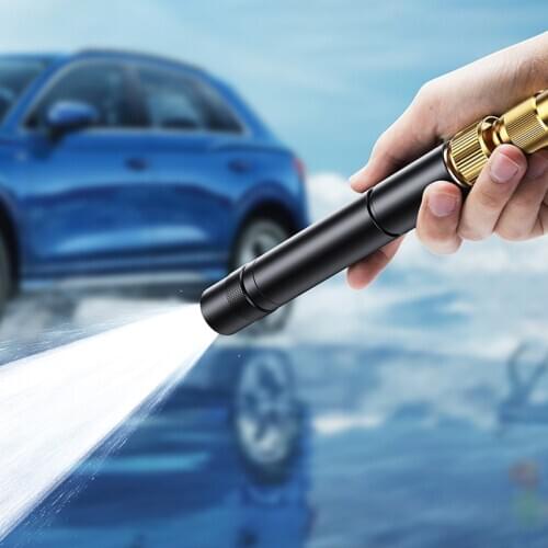 Expandable Magic Hose Pipe High-Pressure Car Wash Hose Adjustable Spray Flexible Home Garden Watering Hose Cleaning Water Gun