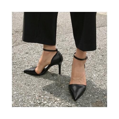 Sandals Women Shoes Summer Fashion Pointed Toe Gladiator Sandals Women High Heels 6-8CM Sandals Shoes Women Sexy Wedding Shoes