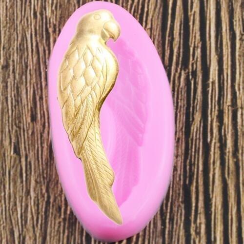 Parrot Bird Cake Silicone Mold Fondant Candy Chocolate Clay Mould Kitchen Baking Sugarcraft Cake Decorating Tools