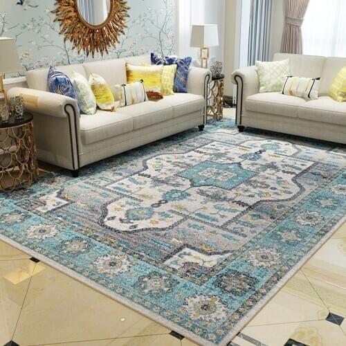 Modern Geometric Art Carpet For Living Room Bedroom Anti-Slip Floor Mat Fashion National style Big Size Carpet Area Rugs