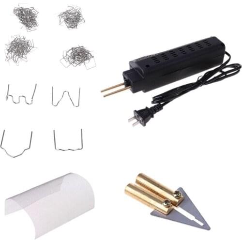 Stapler Bumper Fender Fairing Welding Gun Plastic Repair Kit Welder Staple Car