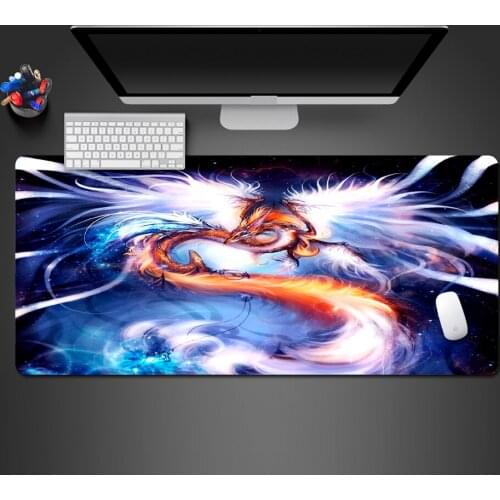 Super Cool Japanese Animation Overbearing Anti-Slip Mouse Pad Best-selling Natural Rubber Lock Edge Large Table Pad Game Mats