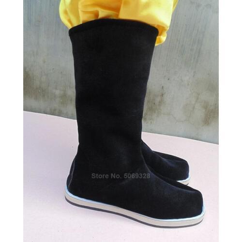 Ancient Chinese Traditional Shoes Cotton Men Women Hanfu Dance Boots Peking Opera Folk Dancing Qing Dynasty Accessories Shoes