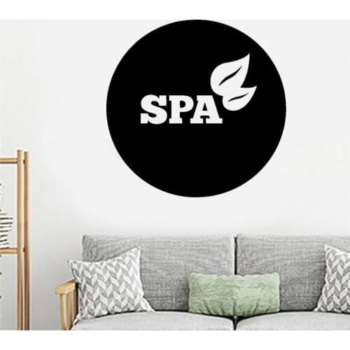 Hair Beauty Salon Spa Wall Sticker Business Decoration Beauty Salon Vinyl Art Removable Poster Mural Ornament Decals LY1244