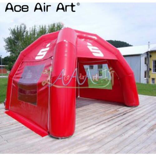 High quality inflatable spider tent/outdoor spider dome trade show tent with 3 removable transparent windows by zipper