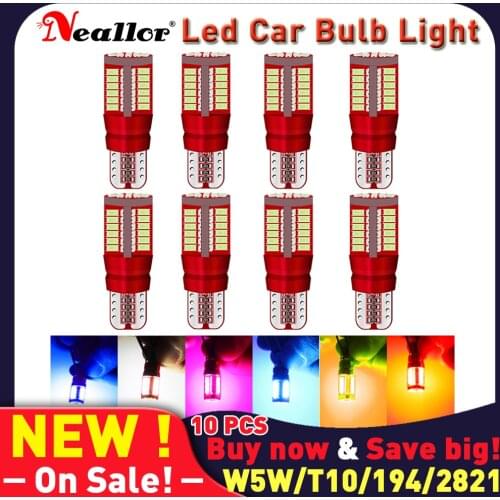 W5w T10 Led Canbus 2825 194 168 2821 2827 5w5 Side Lights Bulb On Car Auto Interior Diode Lamps For Seat Ibiza 6l 6j Leon 5f Mk3