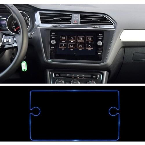 Car GPS Navigation Screen Protector Film LCD Display Sticker For Volkswagen VW Tiguan 2 MK2 Allspace 2016-2019 2020 Accessories
