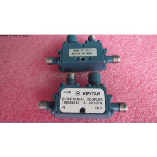 106026510 6-26.5GHz 10dB 3.5mm RF microwave coaxial directional coupler