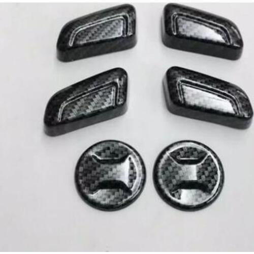 6pcs/sets Car ABS Chrome Seat Adjustment Switch cover trim For Passat B8 2017