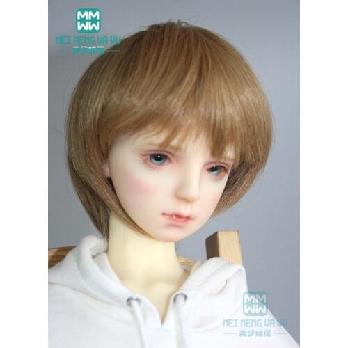 Dolls Accessories fashion short dolls hair for 1/3 1/4 1/6 BJD/SD doll wigs head Clear Silicone Wig Cap 033