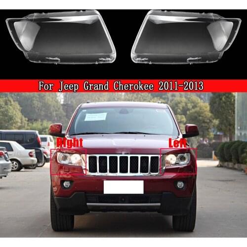 Car Headlight Cover Lens Glass Shell Front Headlamp Transparent Lampshade Auto Light Lamp For Jeep Grand Cherokee 2011-2013