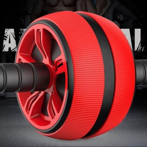 Mute ABS Abdominal Roller Exercise Wheel Fitness Equipment Gym Home Exercise Body Building Ab Roller Belly Core Trainer XA66B