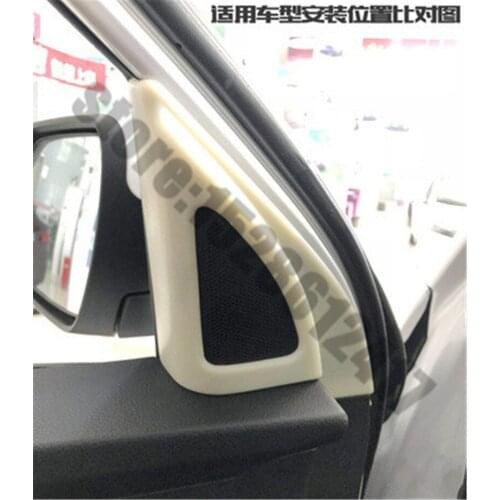 For KIA Sportager 2018-2020 Car styling ABS interior front triangle sound horn decorative frame