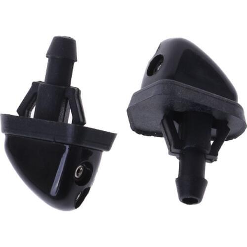 Hot New 2 Pcs Auto Car Windshield Washer Wiper Water Jet Nozzle Inlet Push For Suzuki Swift Alto SX4 Car Accessories