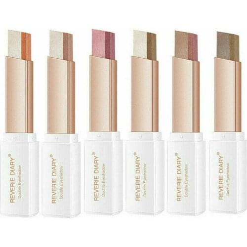 Gradient Two-tone Lazy Eye Shadow Stick Lazy Double Color Eyeshadow Natural Gradation Waterproof Long-lasting Eye Makeup