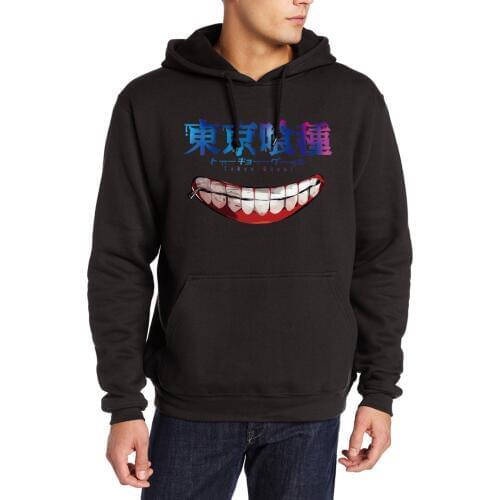 Hot kpop Tokyo Ghoul hoodies men new arrival funny hip-hop sweatshirt 2019 fall winter casual fleece hooded harajuku tracksuits
