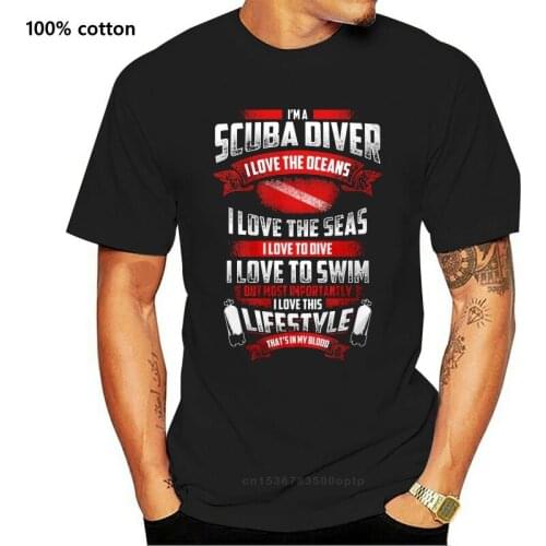 IM A Scuba Diver I Love The Oceans Seas To Dive Popular Tagless Tee T Shirt