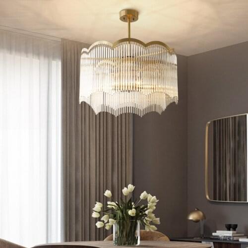 Creative personality art modern simple led chandelier living room lights crystal luxury restaurant bedroom chandelier lighting