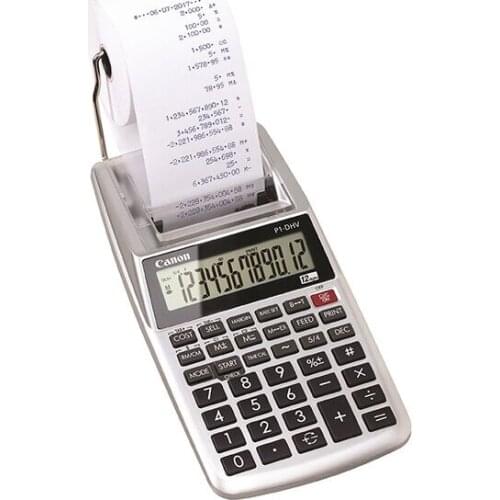 Portable Printing Calculation 12-digit Digital Ink Wheel Printing Calculator P1-DHVG