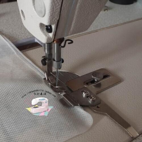 Industrial sewing machine flat car puller crimping device upto fold fabric folding machine binder puller for SINGER brother