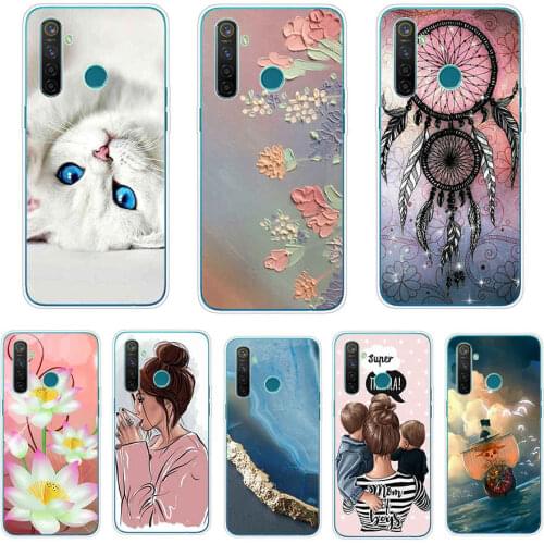 Silicone Case for Oppo Realme 5 Case Soft TPU Phone Case Cover for Realme 5 Pro Case Realme5 Pro Back Cover Protective Shell
