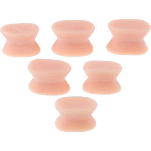 2pcs Silicone Gel Toe Separator For Bunion Corrective Hallux Valgus Thumb Overlapping Repair Bone Orthotic Straightener