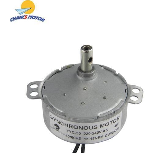 CHANCS TYC-50 AC Synchronous Motor 220V 15/18RPM CW/CCW of an Electric Motor Supplier