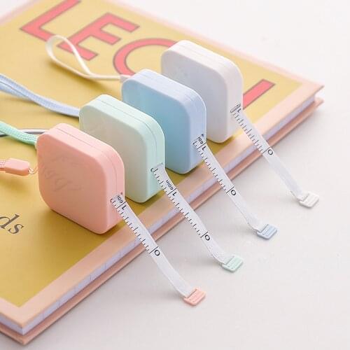 ABS Retractable Pocket Measuring Tape Household Double-Sided Measurements Ruler for Tailor Clothing Fabric Sewing Knitting Craft