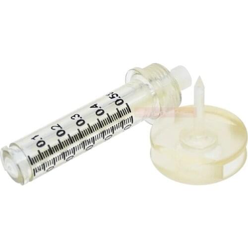 100pcs 0.3ML 0.5ML Syringe Ampoule Bottle Needle Tip for Atomization Mist Gun Hyaluronic Injection Pen