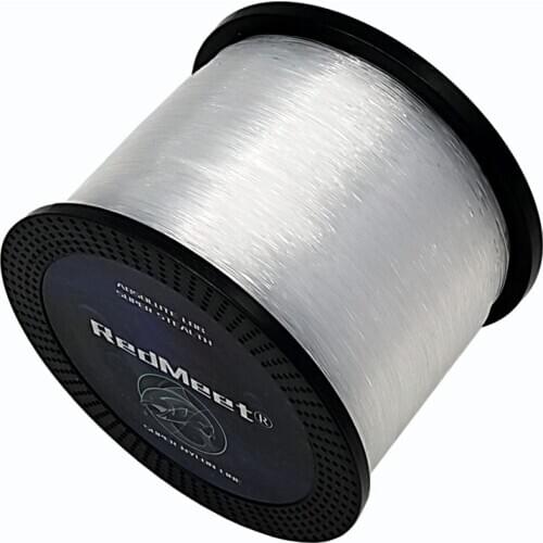 Nylon Line 500/1000m Japanese Durable 100% transparent Nylon Fishing Line 0.6#-8.0# Super Strong Monofilament Thread Bulk Spool