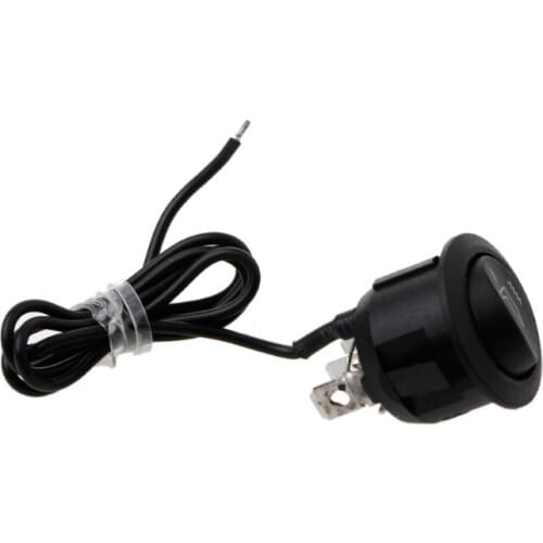 12V Universal 3 Pins Round Heater Motorcycle Car Seat Rocker Switch Control On/Off R3MD