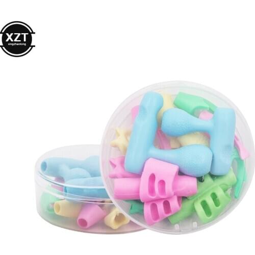 13Pcs/Set Non-toxic Children Pencil Holder Pen Writing Aid Grip Finger Ergonomic Posture Correction Tools School Supplies