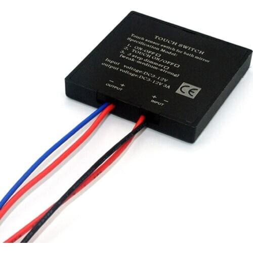 3-step Dimmer Color Temperature USB Smart Touching Sensor Switch for Mirror Lamp CORC